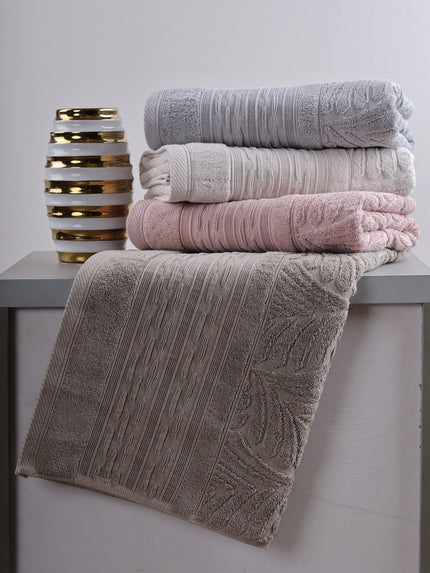 100% Cotton Towel Leaves Style (50 × 100 cm)