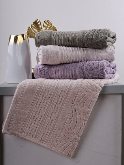 100% Cotton Towel Leaves Style (50 × 100 cm)
